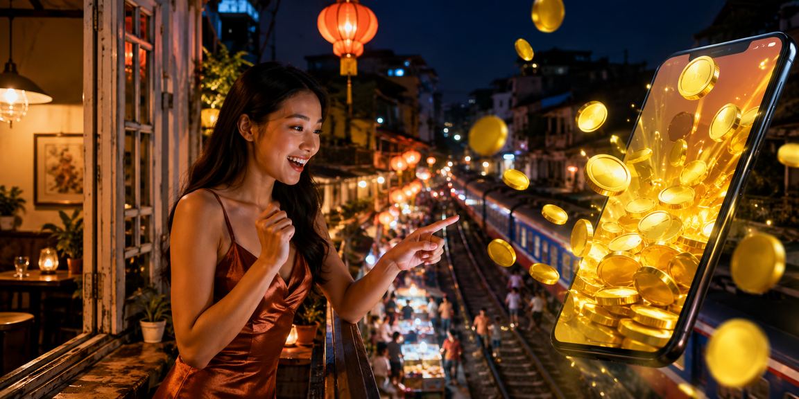 Giao diện di động VIP tại winn với hình ảnh người chơi hào hứng